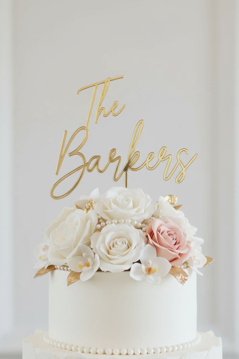 Custom Wedding Cake Toppers