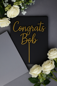 Custom Celebration Cake Topper