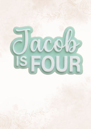 Custom Birthday Cake Topper – Personalized Name & Age Cake Decoration (Blue, Pink, Purple, Green, Tan)