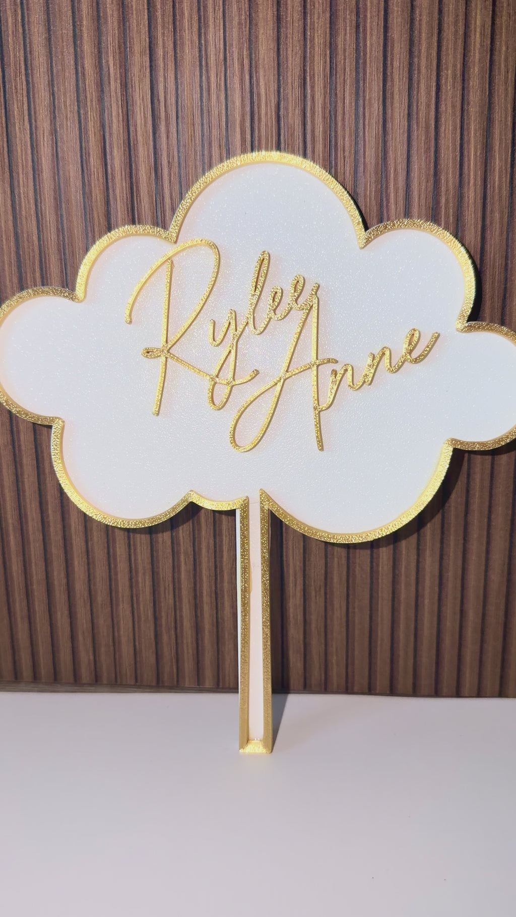 Cloud Cake Topper for Baby Showers & Birthdays
