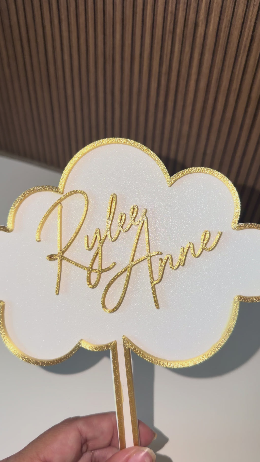 Cloud Cake Topper for Baby Showers & Birthdays